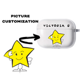 VICTORIA CUSTOM AirPods Case,AirPods PRO, Customization Cases, DIY Cases,Birthday Gift,Girls/boys/family/lovers Gift