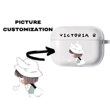 VICTORIA CUSTOM AirPods Case,AirPods PRO, Customization Cases, DIY Cases,Birthday Gift,Girls/boys/family/lovers Gift