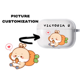 VICTORIA CUSTOM AirPods Case,AirPods PRO, Customization Cases, DIY Cases,Birthday Gift,Girls/boys/family/lovers Gift