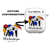 VICTORIA CUSTOM AirPods Case,AirPods Generation 1/2, Customization Cases, DIY Cases,Birthday Gift,Girls/boys/family/lovers Gift