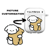 VICTORIA CUSTOM AirPods Case,AirPods Generation 1/2, Customization Cases, DIY Cases,Birthday Gift,Girls/boys/family/lovers Gift